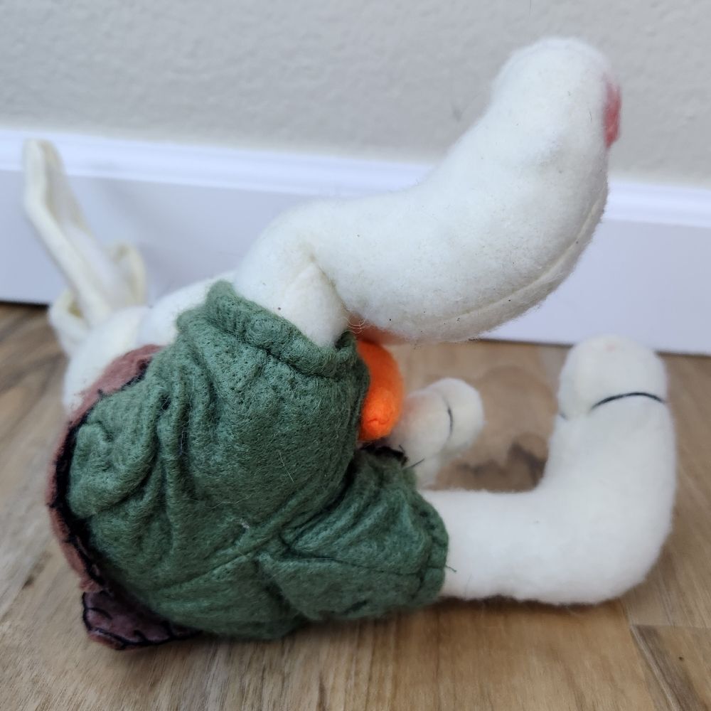 🎵Rustic Posable Shelf Sitter Bunny & Carrot - Picture 12 of 12